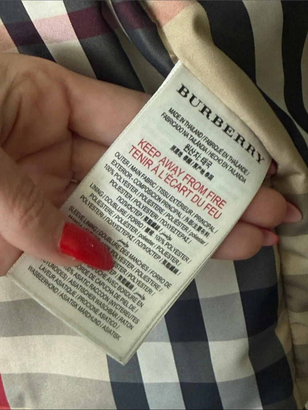 Burberry stylish puffer